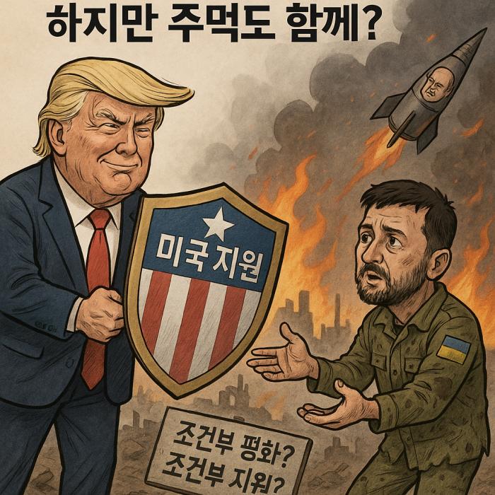 트럼프, 우크라이나 지원 재개 의사 기사 이미지