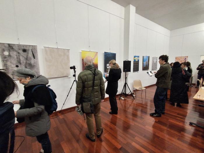 프랑스 전시회 모습