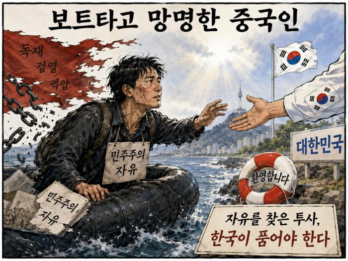 자유를 찾아온 민주투사