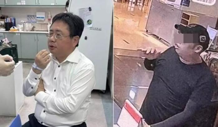 대만 강연 뒤 피습당한 야이타 아키오