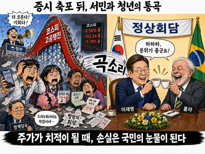 나라망친 룰라와 시시덕거릴 때인가