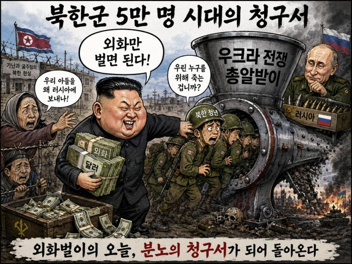 김정은에게 도착할 청구서