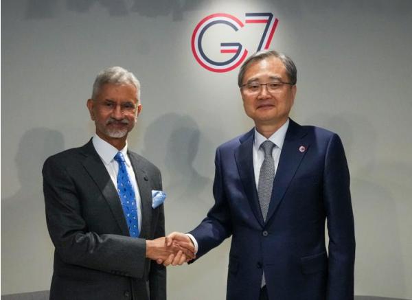 외교부, G7 외교장관회의 계기 한-인도 외교장관 회담