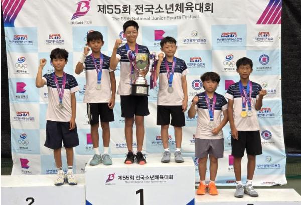 달서구, 달서스포츠클럽, 전국소년체전 테니스 은메달 쾌거