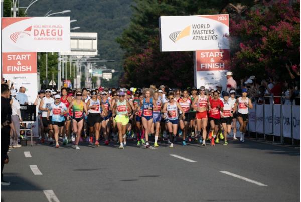 세계 마스터즈 육상인들, 대구에서 10km 힘찬 질주