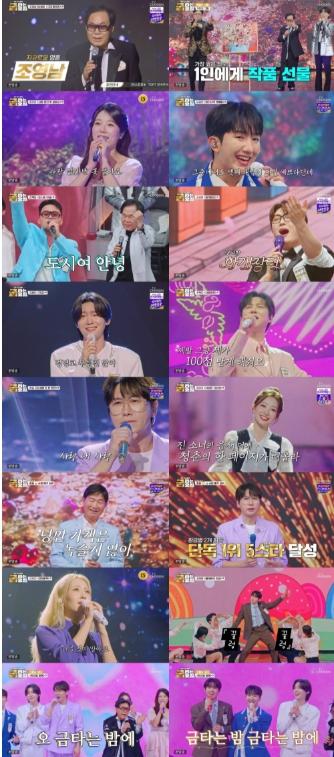 TV CHOSUN [금타는 금요일] '최고 4.2%' 춘길, 노래로 조영남 마음 훔쳤다! 100점→그림 선물 겹경사